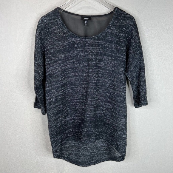 Mossimo Women's Crewneck Pullover Sweater Long Sleeve‎ Heather Gray Size XS - Picture 2 of 12